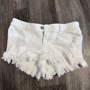 Hollister White Shorts